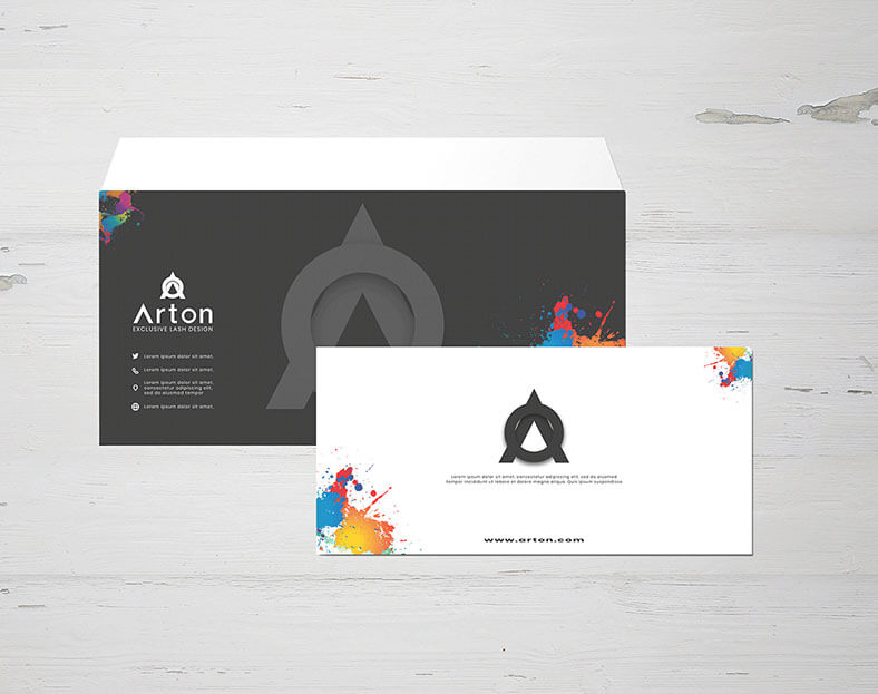 نموذج ظرف مراسلات