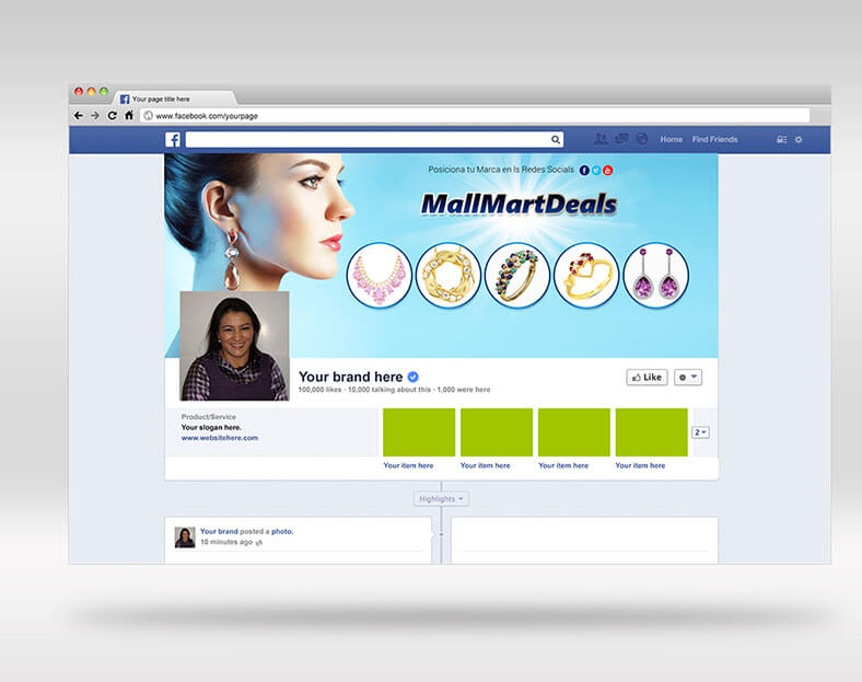 نموذج غلاف فيس بوك