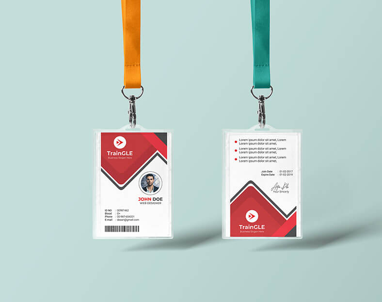 نموذج هوية موظف