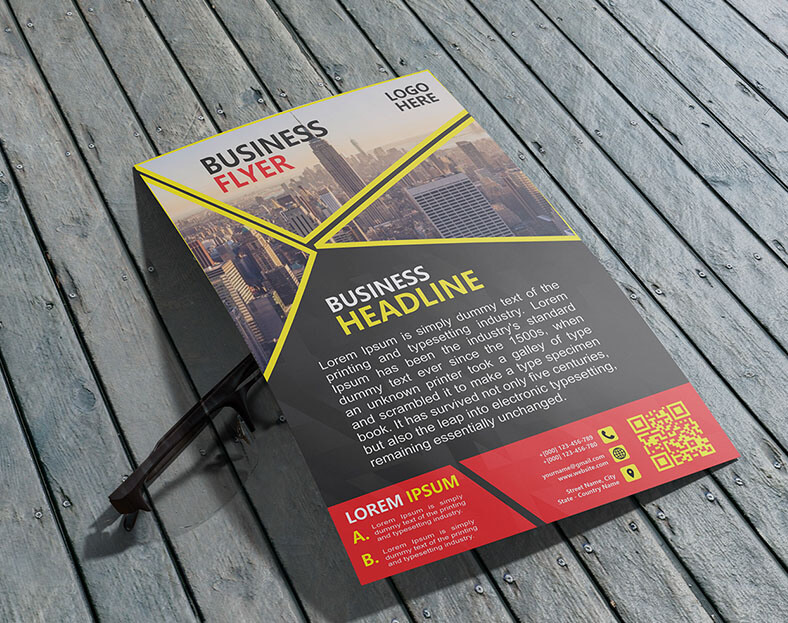 نموذج فلاير اعلاني