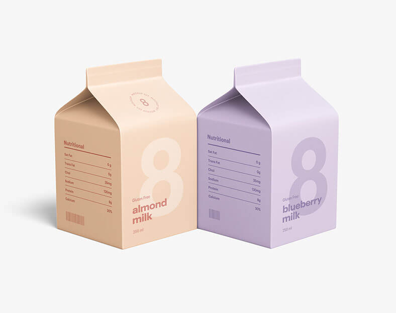 نموذج علبة كرتون للمنتج