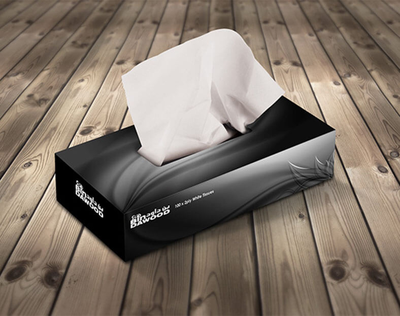 نموذج علبة كرتون للمنتج