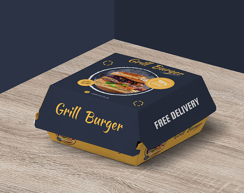 نموذج علبة كرتون للمنتج