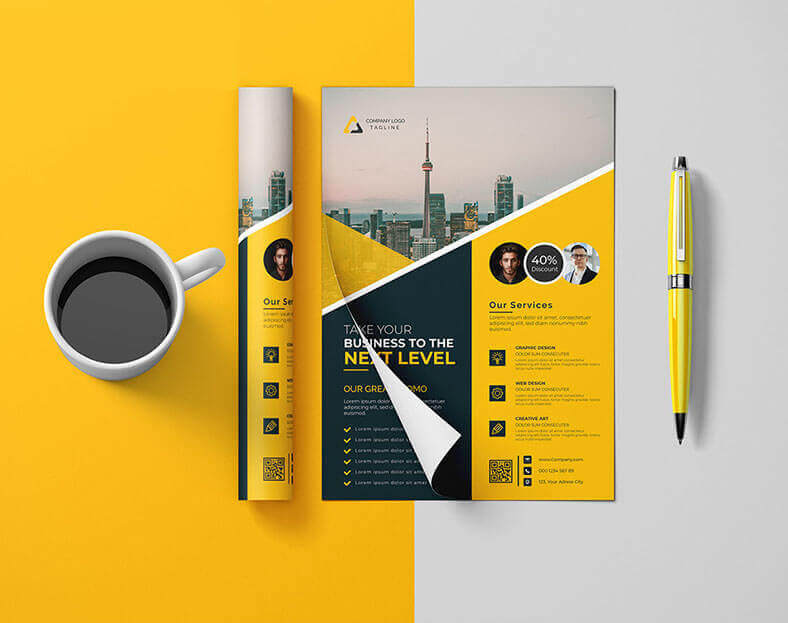 نموذج نشرة إعلانية